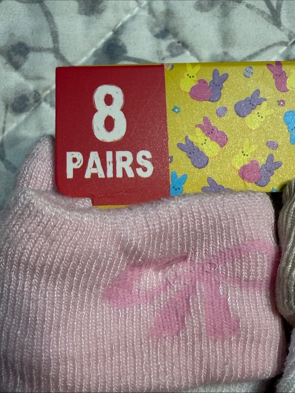 Infant Socks 8-Pack - Pink, Yellow, Cream